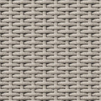 Ensemble de conversation sectionnel de patio en osier et aluminium Corvus 8 pièces