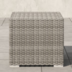 Ensemble de conversation sectionnel de patio en osier et aluminium Corvus 8 pièces