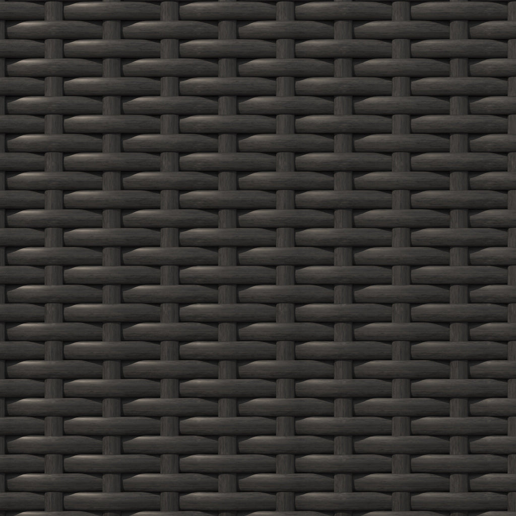 Ensemble de conversation sectionnel de patio en osier et aluminium Corvus 8 pièces