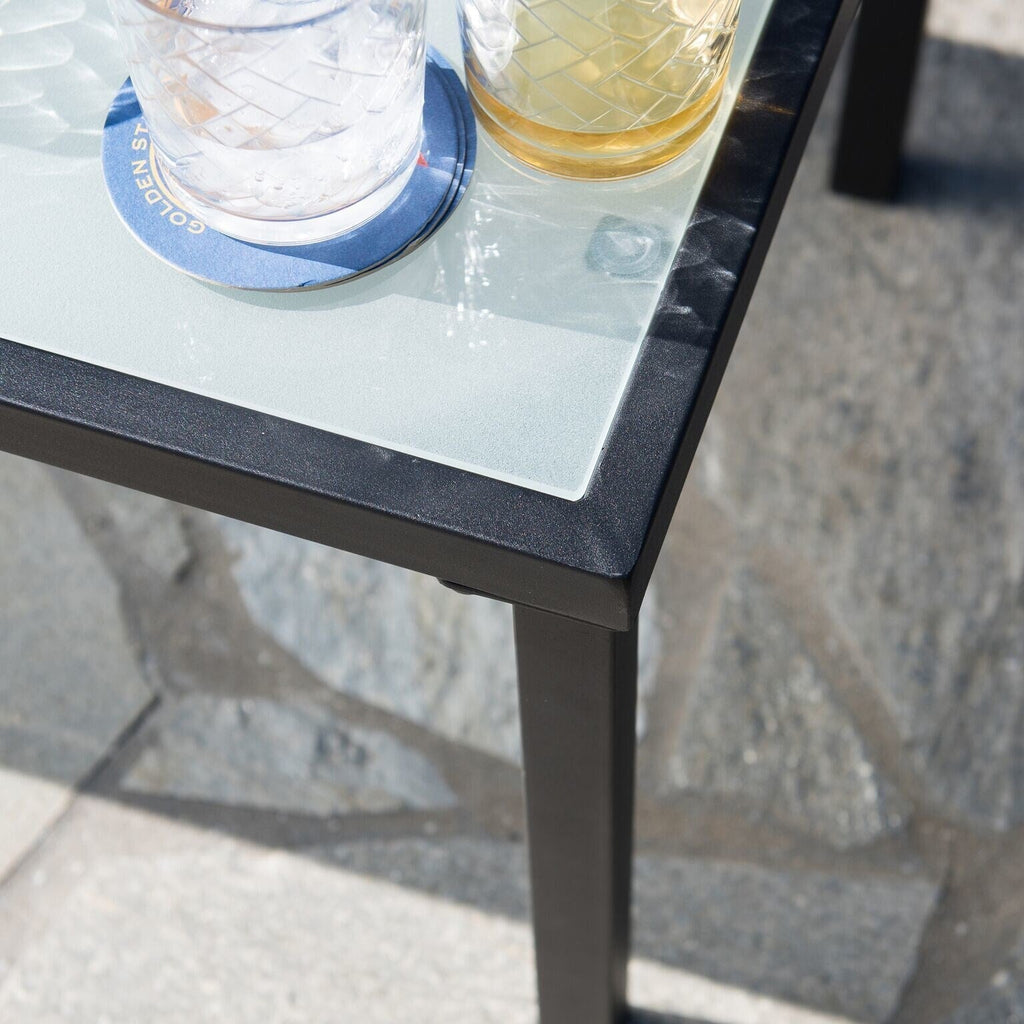 Ensemble de conversation en tissu élingue d'extérieur Corvus Antonio 4 pièces