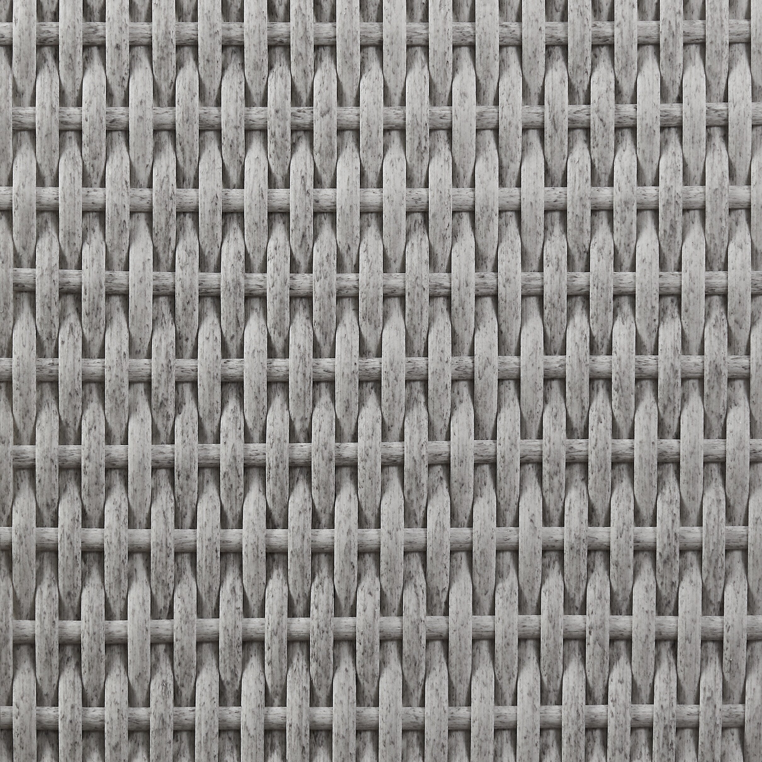 Ensemble de salle à manger d'extérieur Corvus Martinka en aluminium et osier, 7 pièces