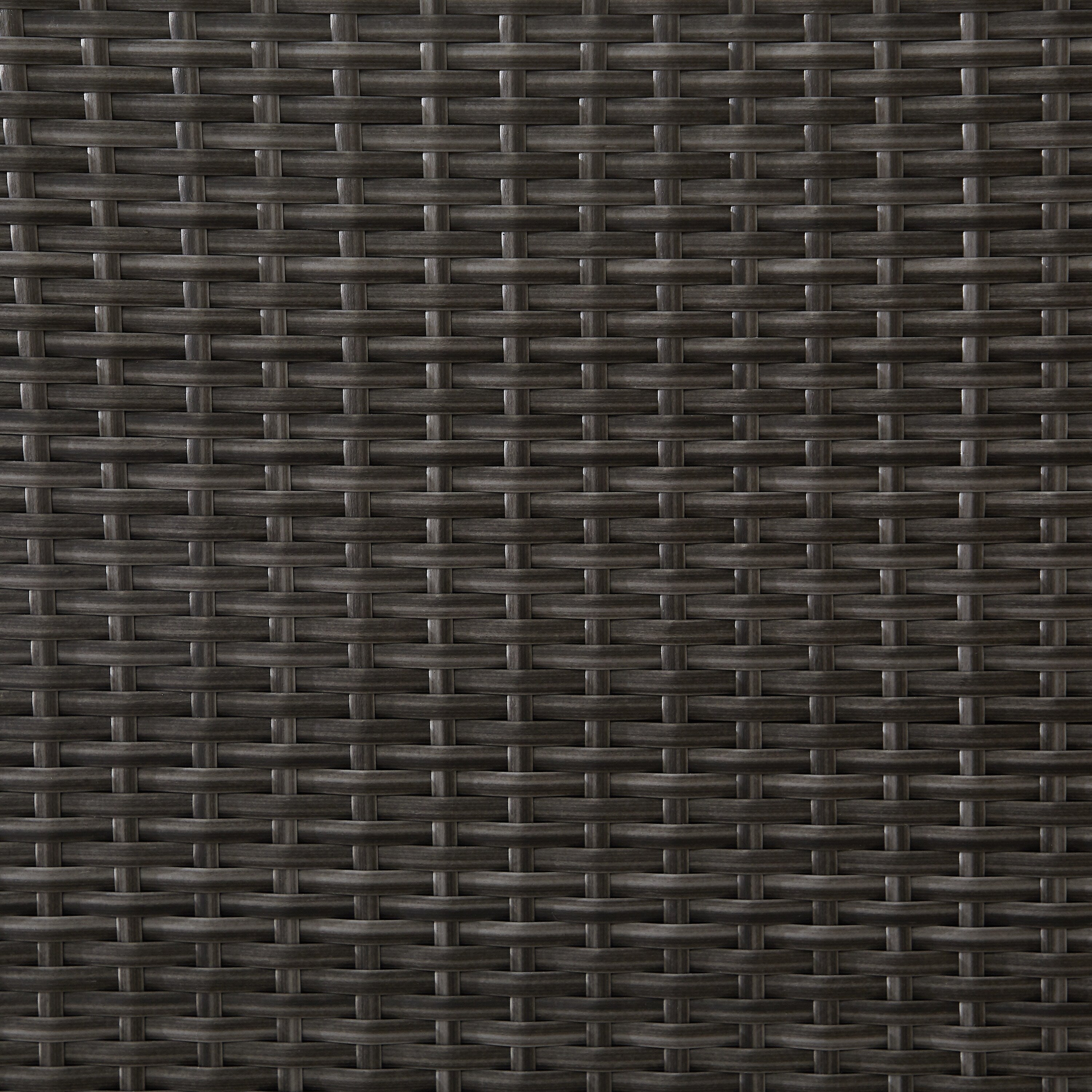 Ensemble de salle à manger d'extérieur Corvus Martinka en aluminium et osier, 7 pièces