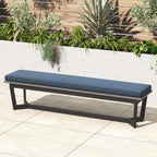 Ensemble de salle à manger d'extérieur Corvus Orville 6 pièces en aluminium avec plateau de table en WPC