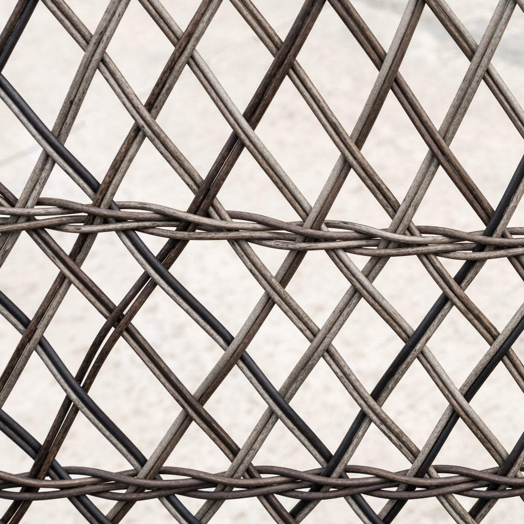 Ensemble de salon de jardin en osier Corvus Padova 4 pièces