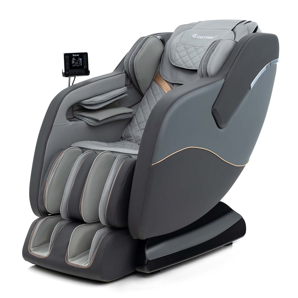 Fauteuil inclinable de massage zéro gravité Costway SL Track avec pied extensible thaïlandais