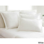 Taies d'oreiller décoratives sur mesure en popeline de coton mélangé (lot de 2)