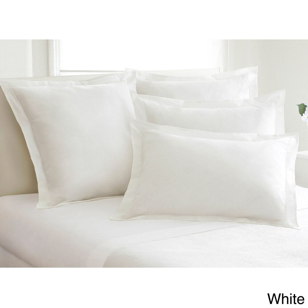 Taies d'oreiller décoratives sur mesure en popeline de coton mélangé (lot de 2)