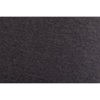 Fauteuil à bascule pivotant en coton et lin avec dossier et repose-pieds réglables