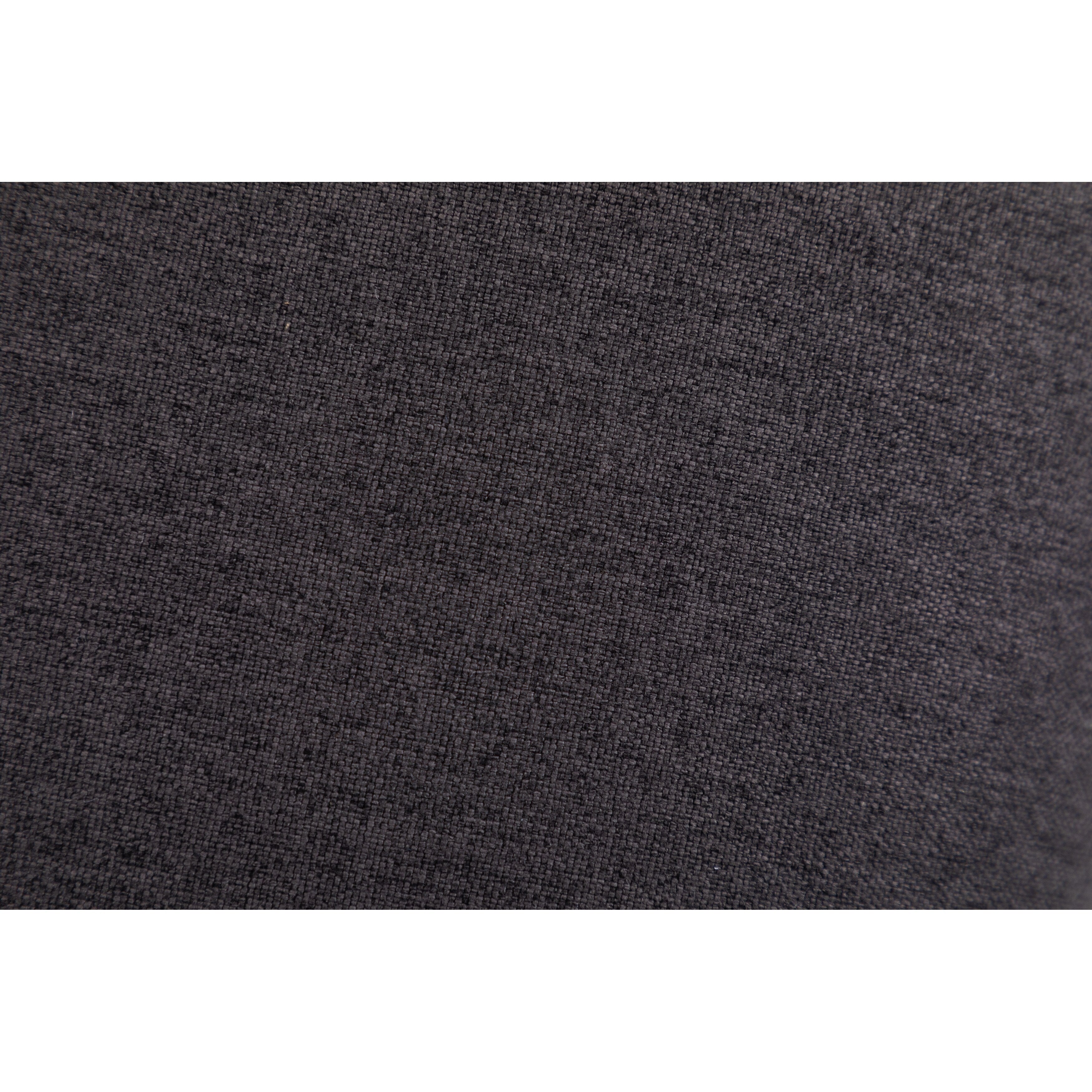 Fauteuil à bascule pivotant en coton et lin avec dossier et repose-pieds réglables