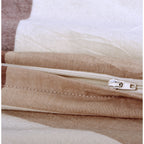 Parure de lit 3 pièces en coton à carreaux et à carreaux