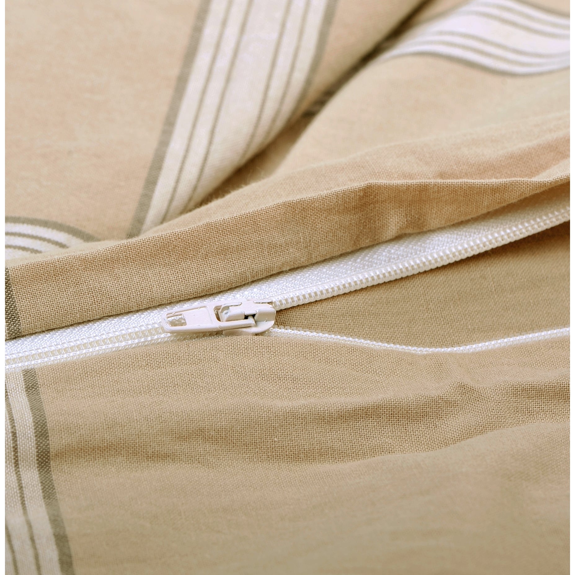 Parure de lit 3 pièces en coton à carreaux et à carreaux