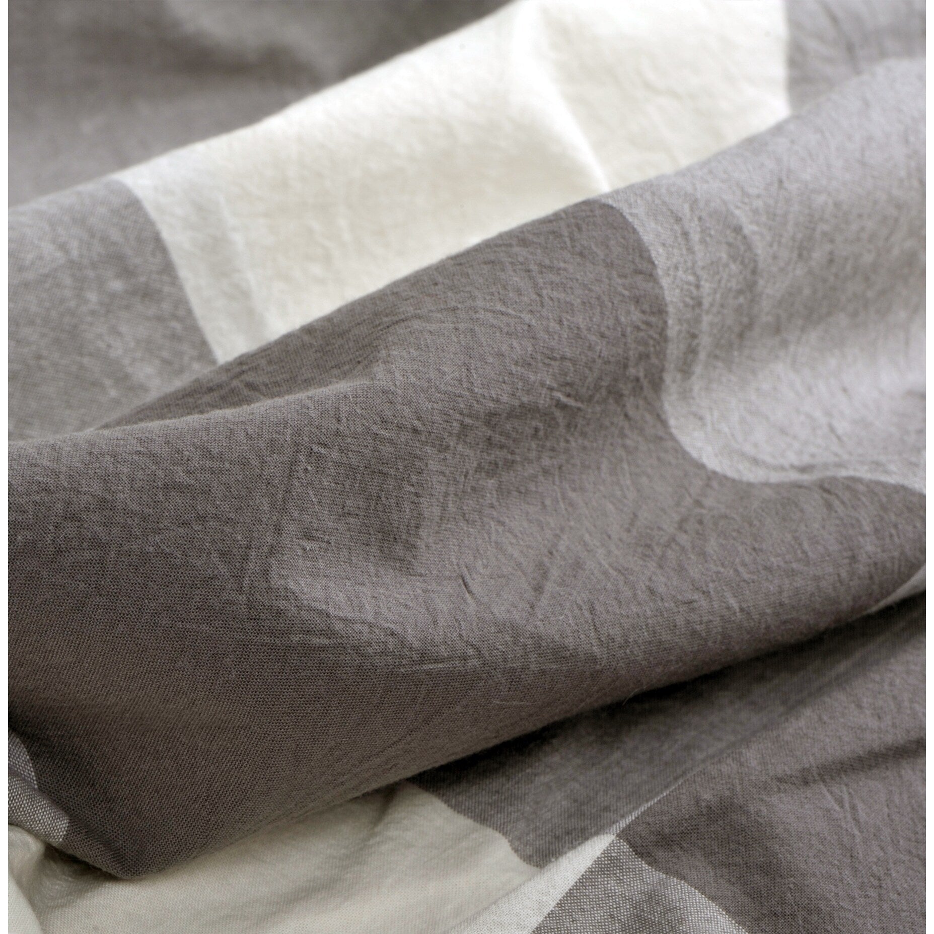 Parure de lit 3 pièces en coton à carreaux et à carreaux