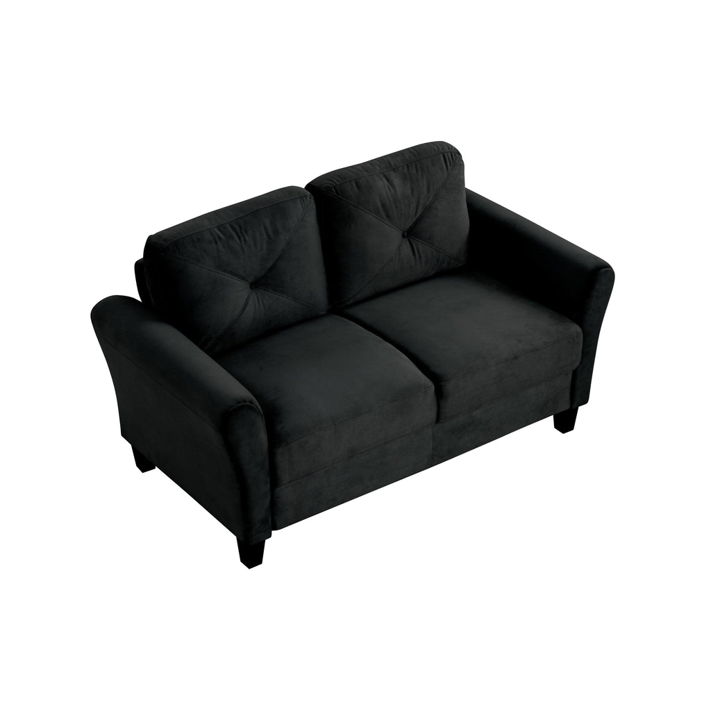 Canapés sectionnels confortables pour salon, chambre, bureau, petit espace, 2 places