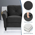 Canapés sectionnels confortables pour salon, chambre, bureau, petit espace, 2 places