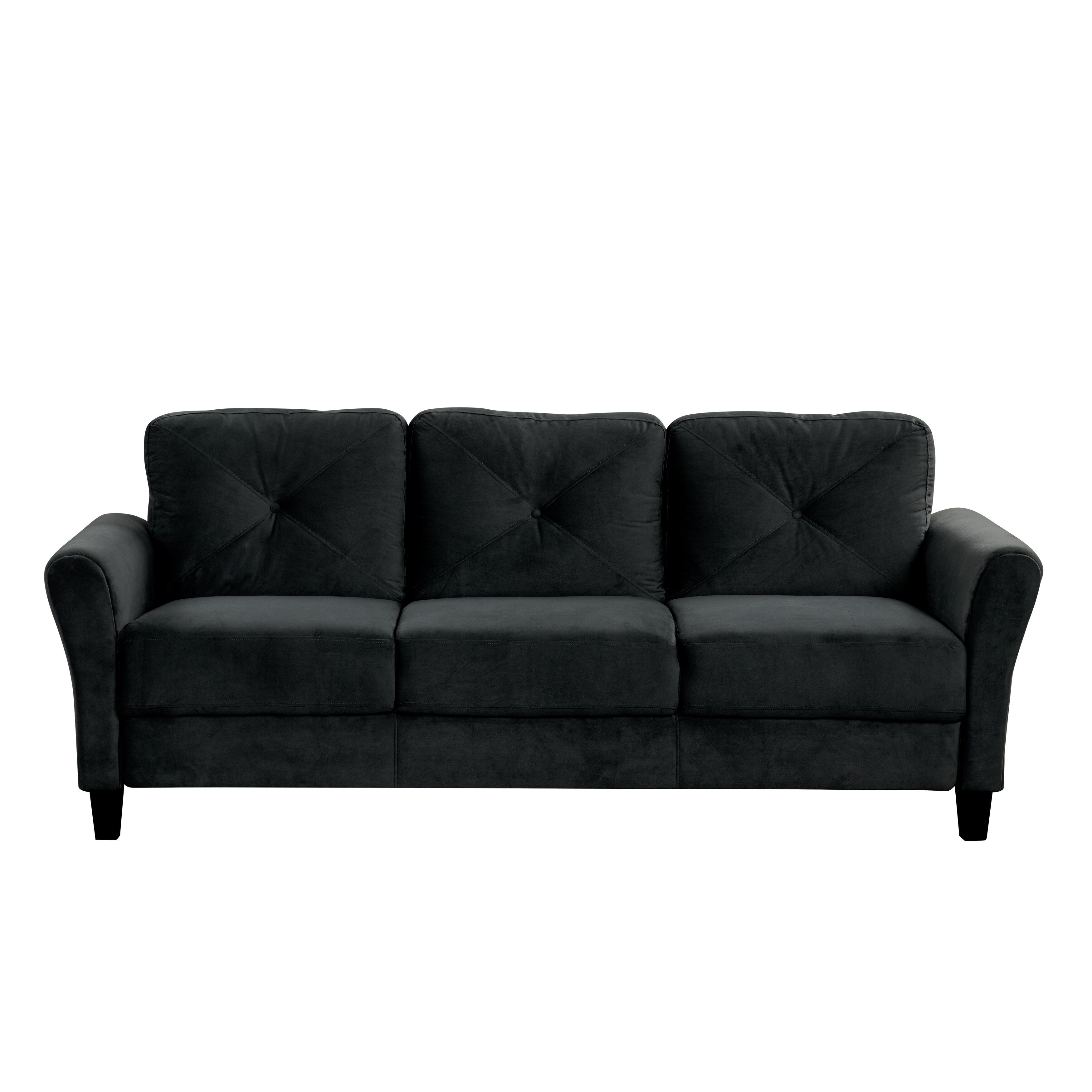 Canapés sectionnels confortables pour salon, chambre, bureau, petit espace, 3 places