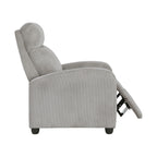 Fauteuil inclinable Covelo en velours côtelé