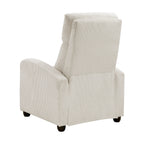 Fauteuil inclinable Covelo en velours côtelé