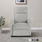 Fauteuil inclinable Covelo en velours côtelé