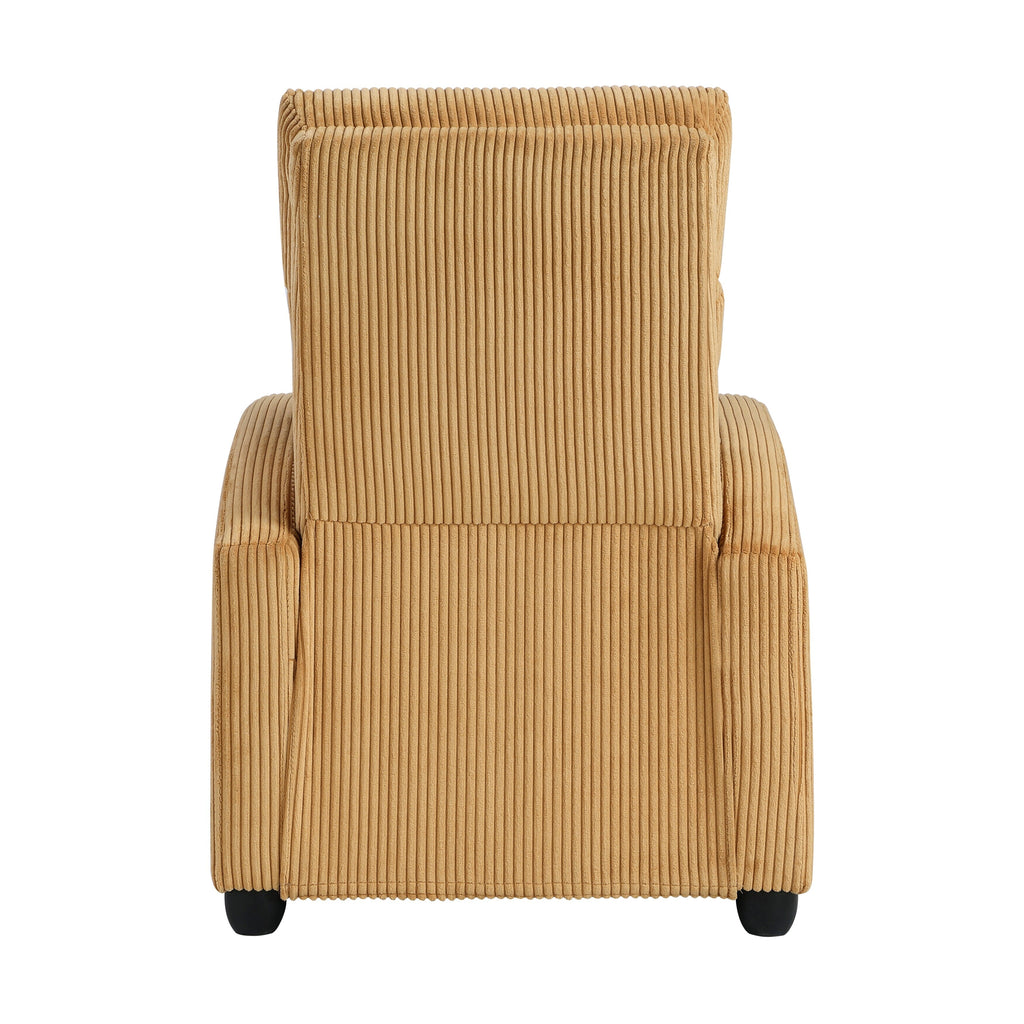 Fauteuil inclinable Covelo en velours côtelé