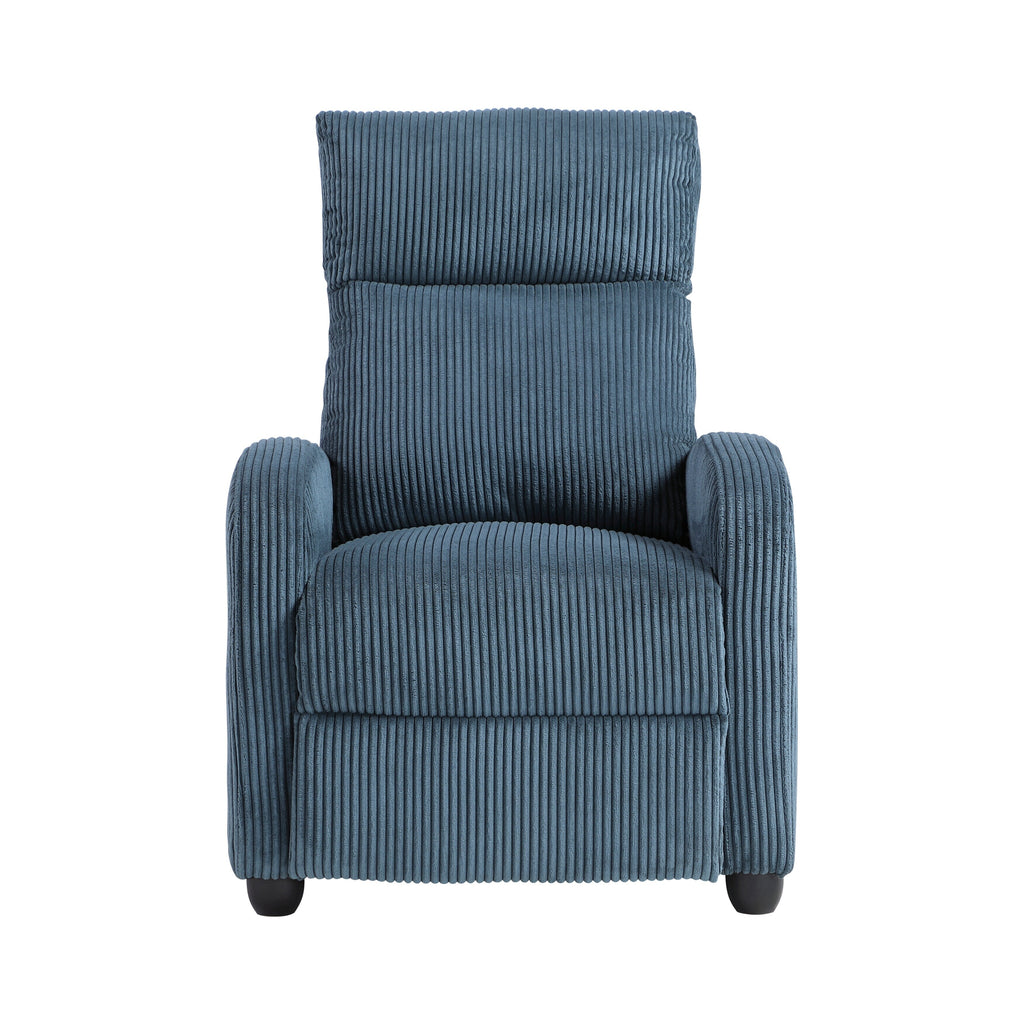 Fauteuil inclinable Covelo en velours côtelé