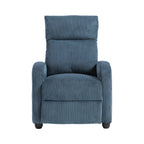 Fauteuil inclinable Covelo en velours côtelé