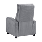Fauteuil inclinable Covelo en velours côtelé