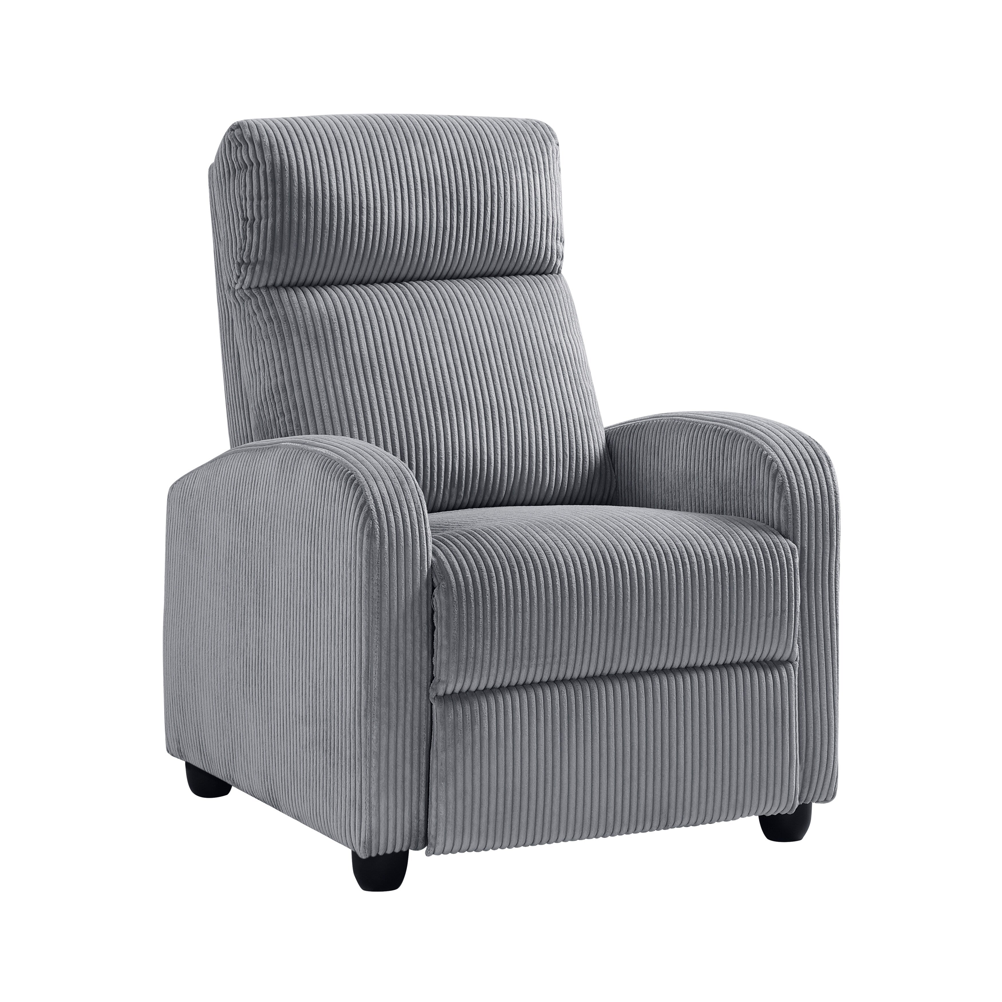 Fauteuil inclinable Covelo en velours côtelé
