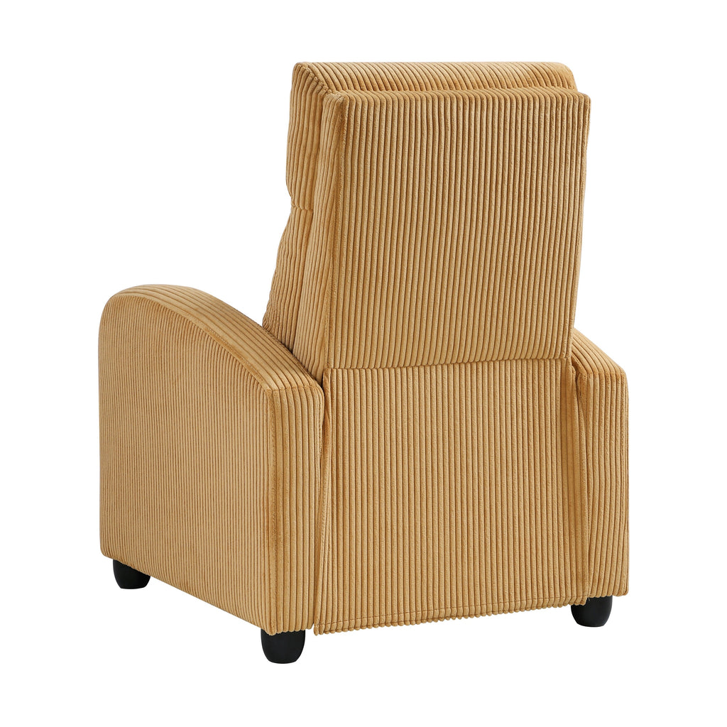 Fauteuil inclinable Covelo en velours côtelé