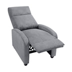 Fauteuil inclinable Covelo en velours côtelé
