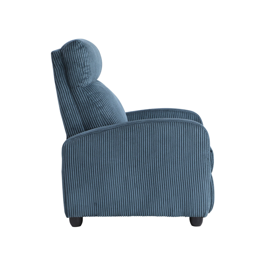 Fauteuil inclinable Covelo en velours côtelé