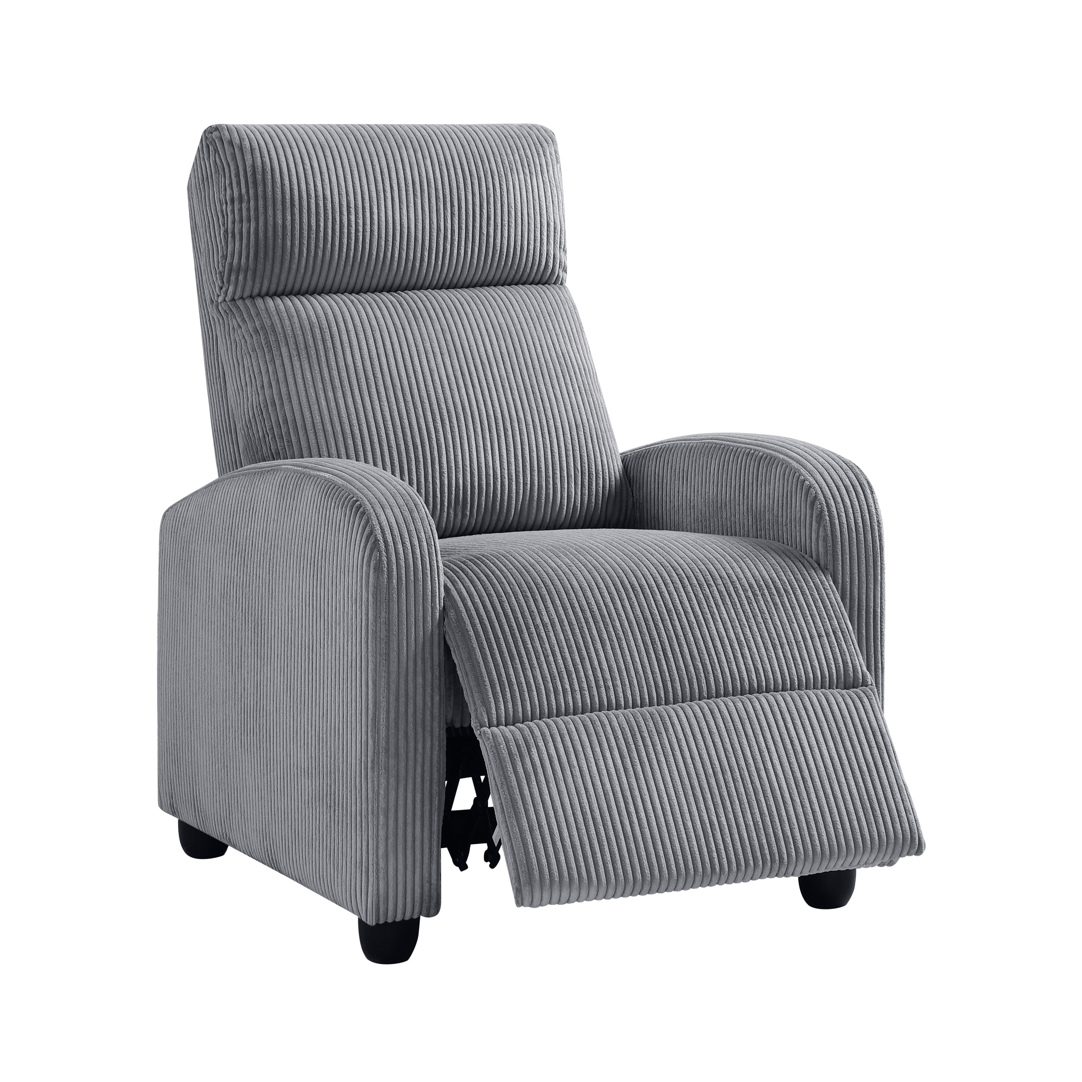 Fauteuil inclinable Covelo en velours côtelé