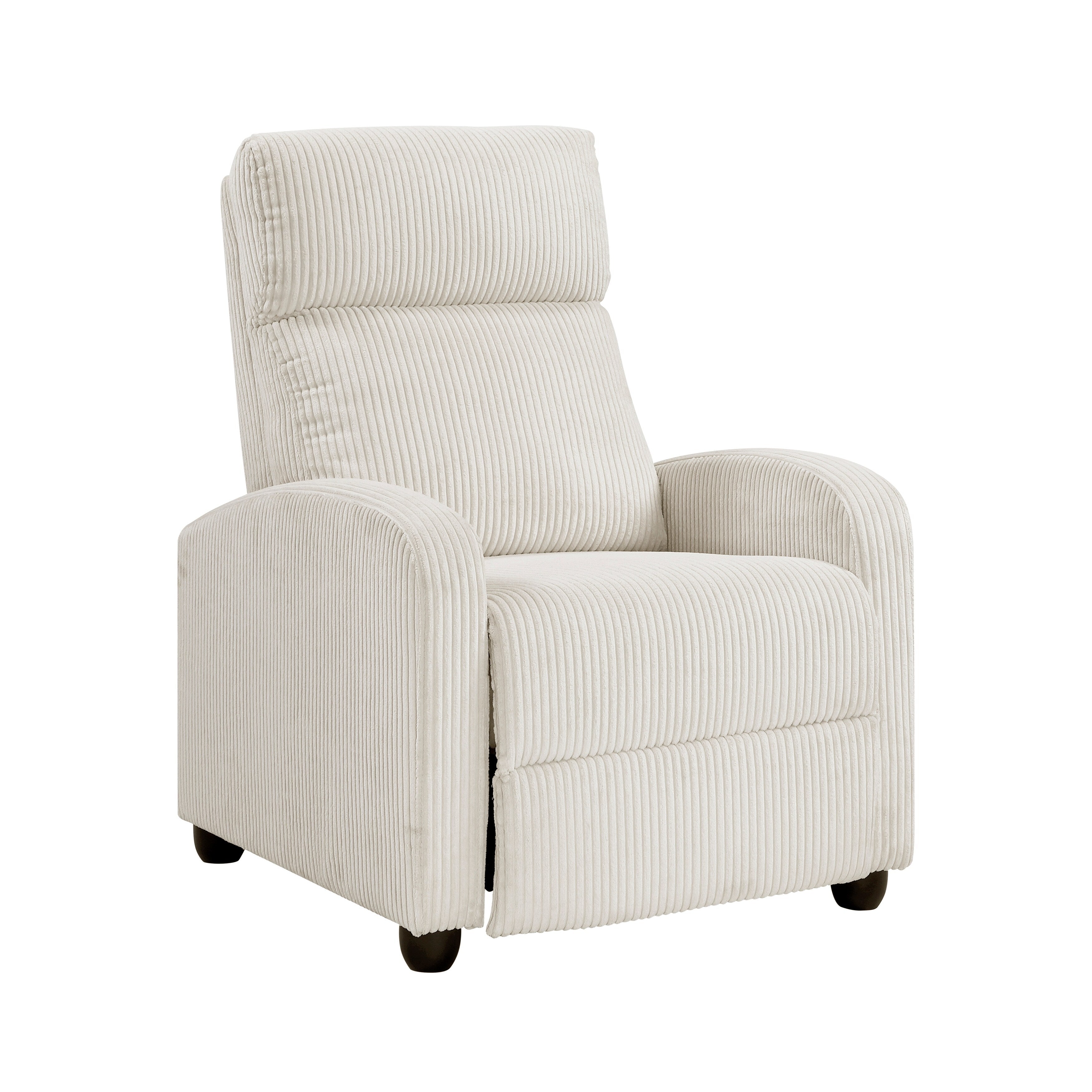 Fauteuil inclinable Covelo en velours côtelé