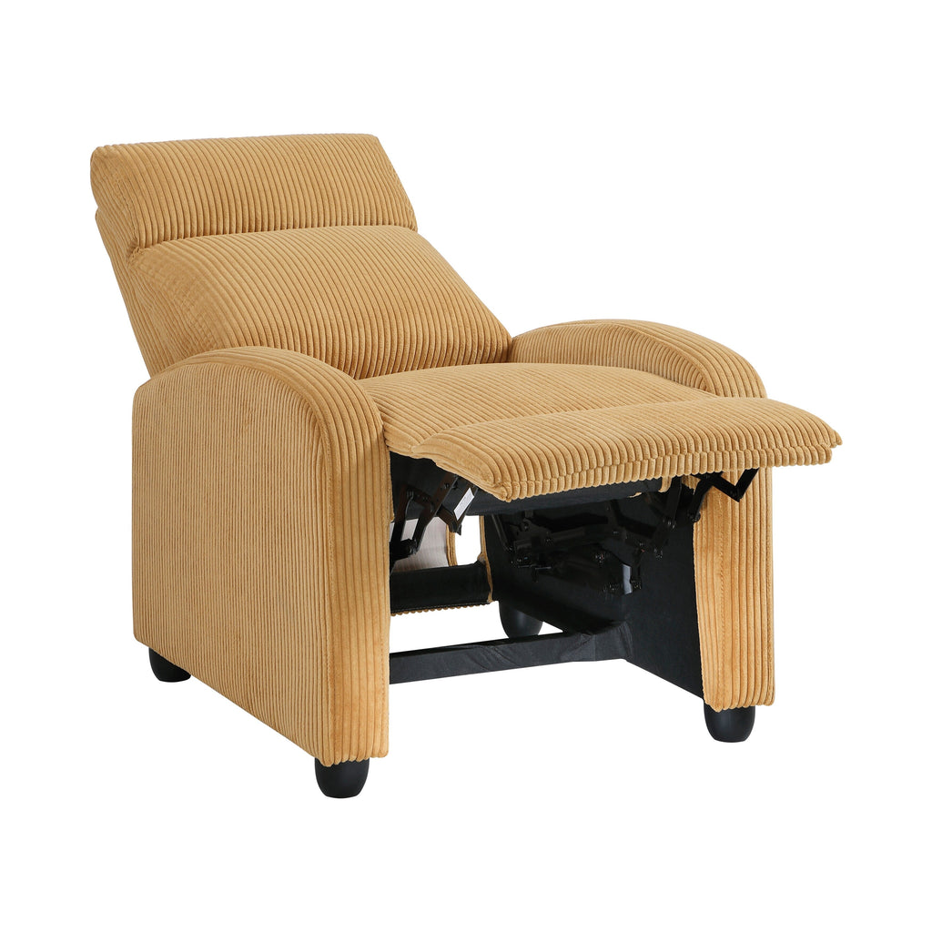 Fauteuil inclinable Covelo en velours côtelé