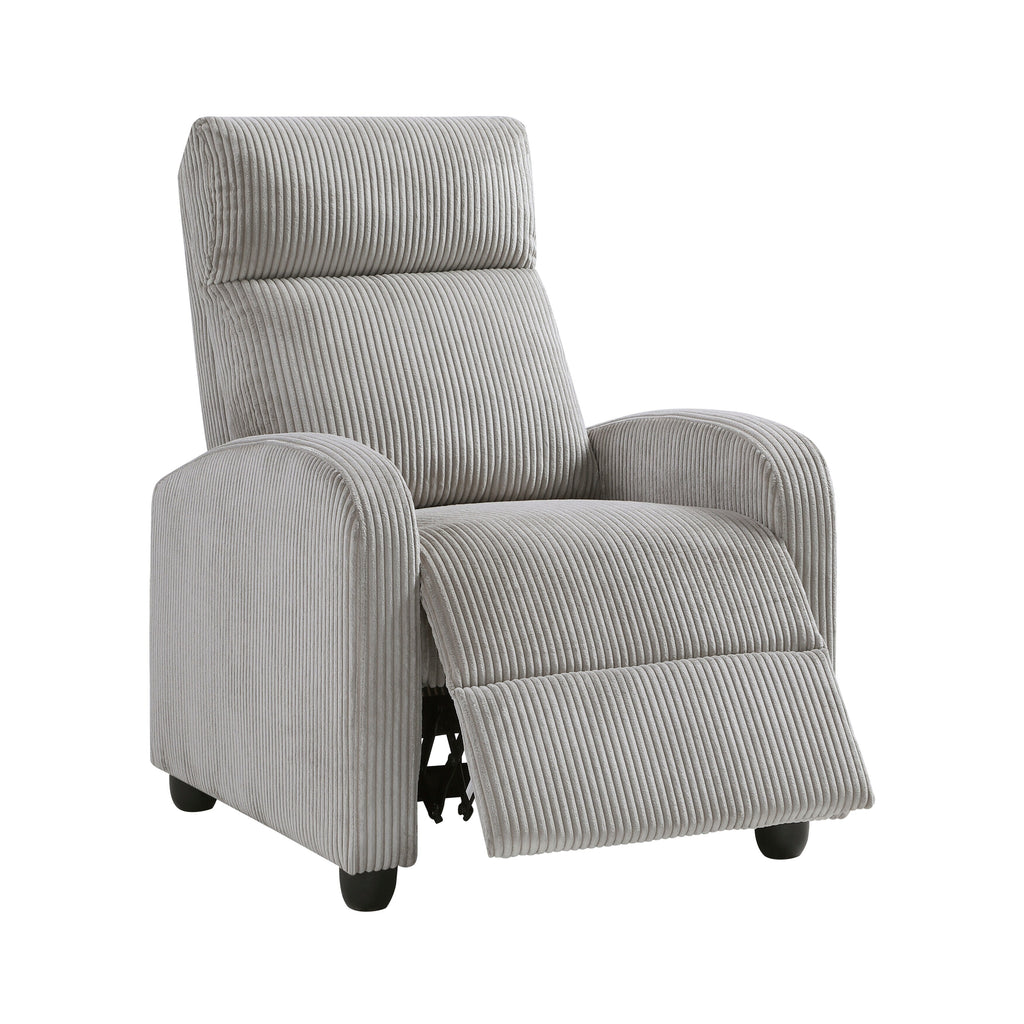 Fauteuil inclinable Covelo en velours côtelé