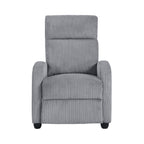 Fauteuil inclinable Covelo en velours côtelé
