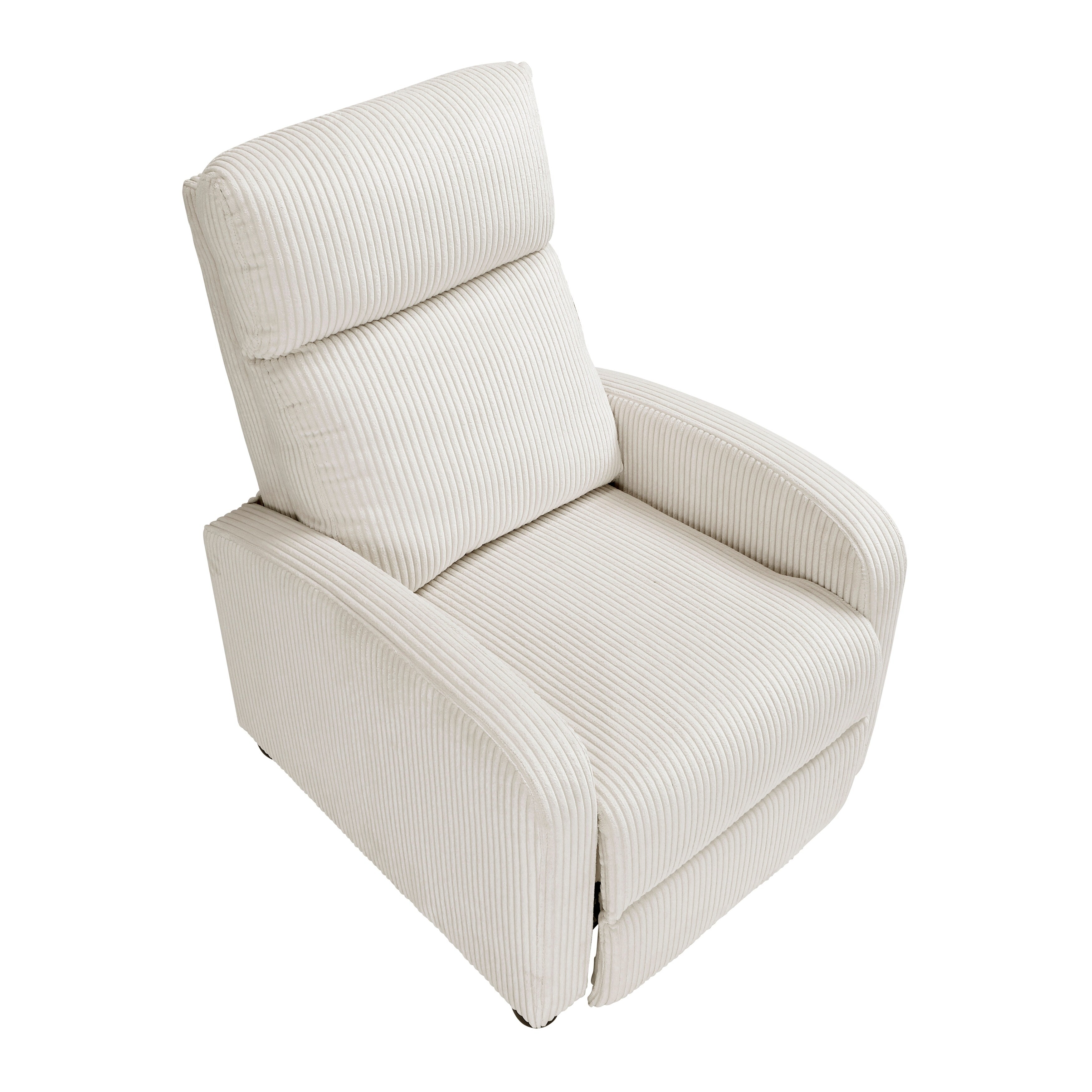Fauteuil inclinable Covelo en velours côtelé