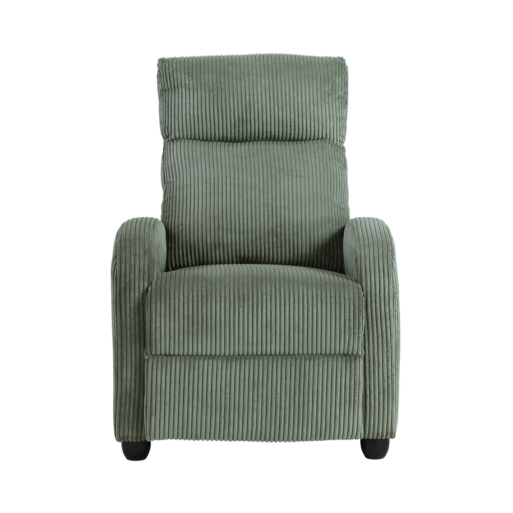 Fauteuil inclinable Covelo en velours côtelé