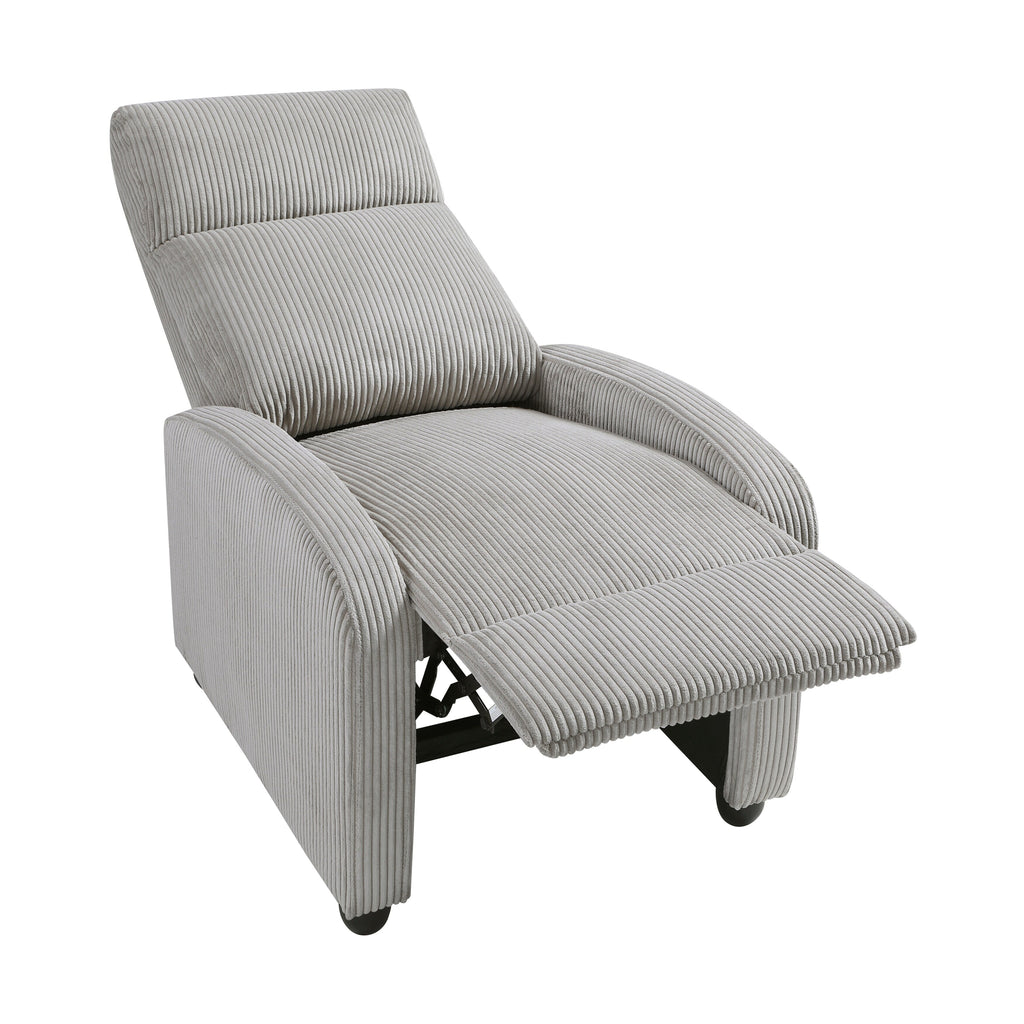 Fauteuil inclinable Covelo en velours côtelé