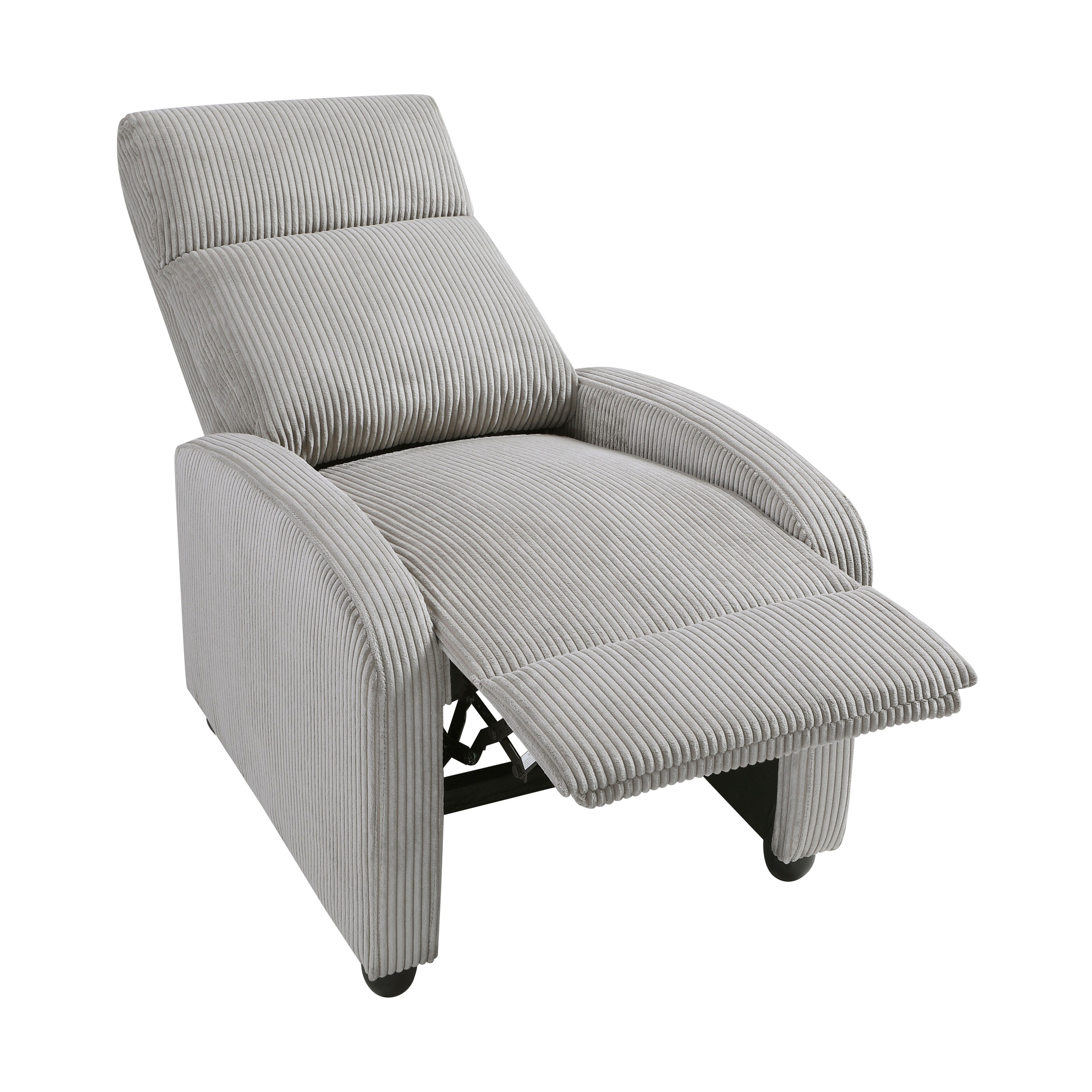 Fauteuil inclinable Covelo en velours côtelé