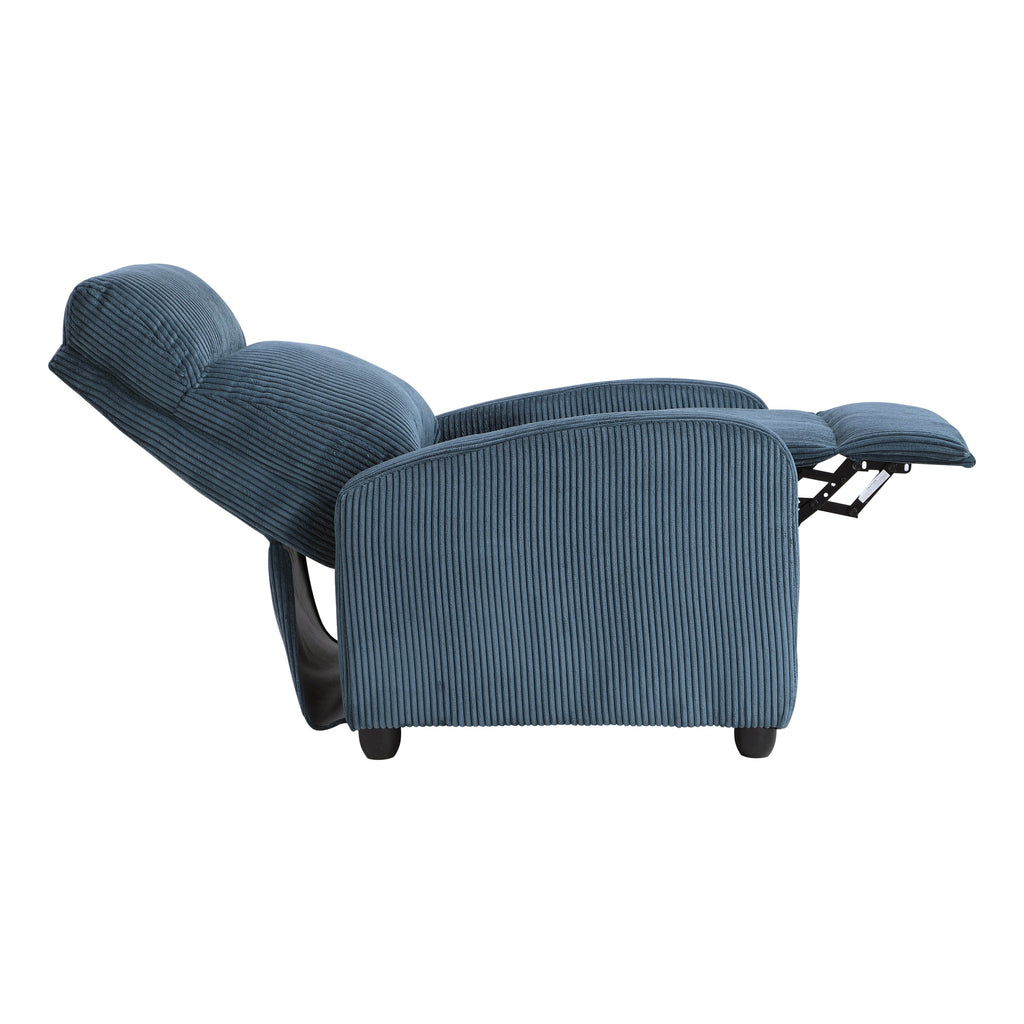 Fauteuil inclinable Covelo en velours côtelé
