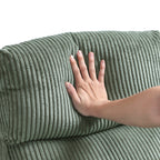 Fauteuil inclinable Covelo en velours côtelé