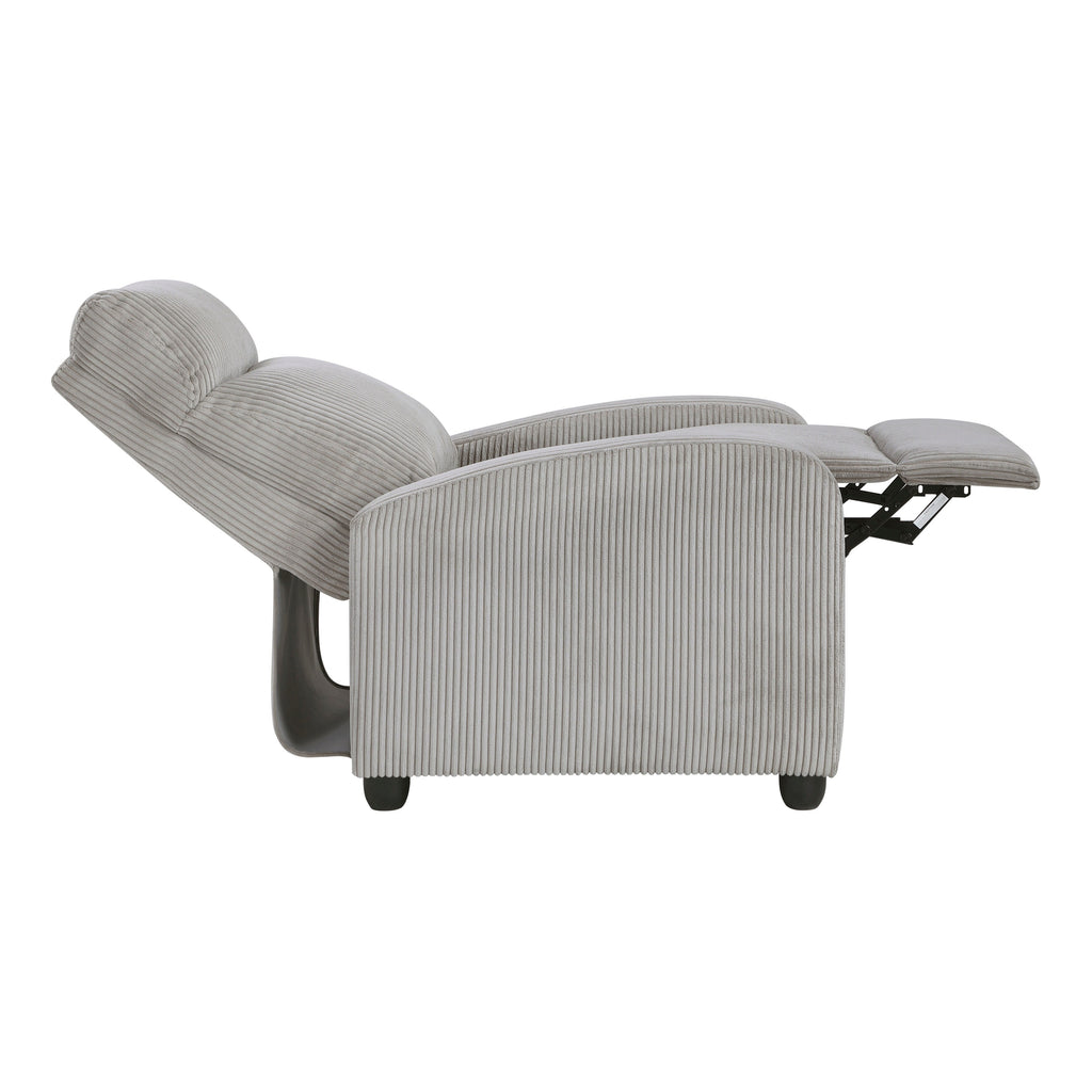 Fauteuil inclinable Covelo en velours côtelé