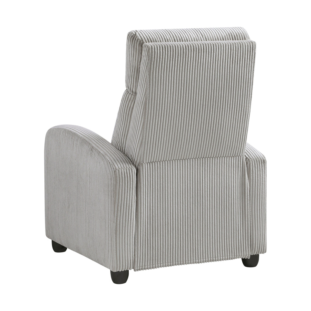 Fauteuil inclinable Covelo en velours côtelé