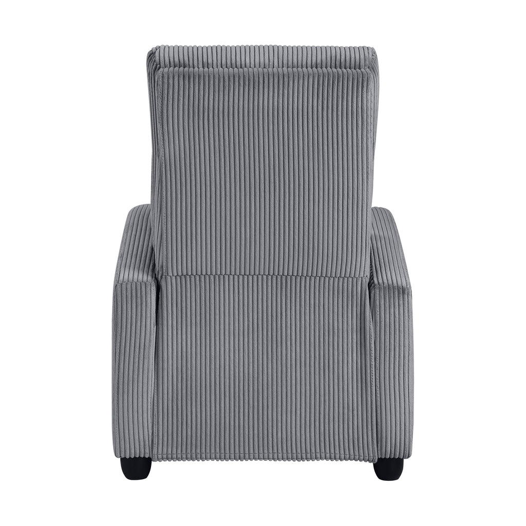 Fauteuil inclinable Covelo en velours côtelé