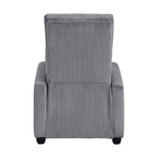 Fauteuil inclinable Covelo en velours côtelé