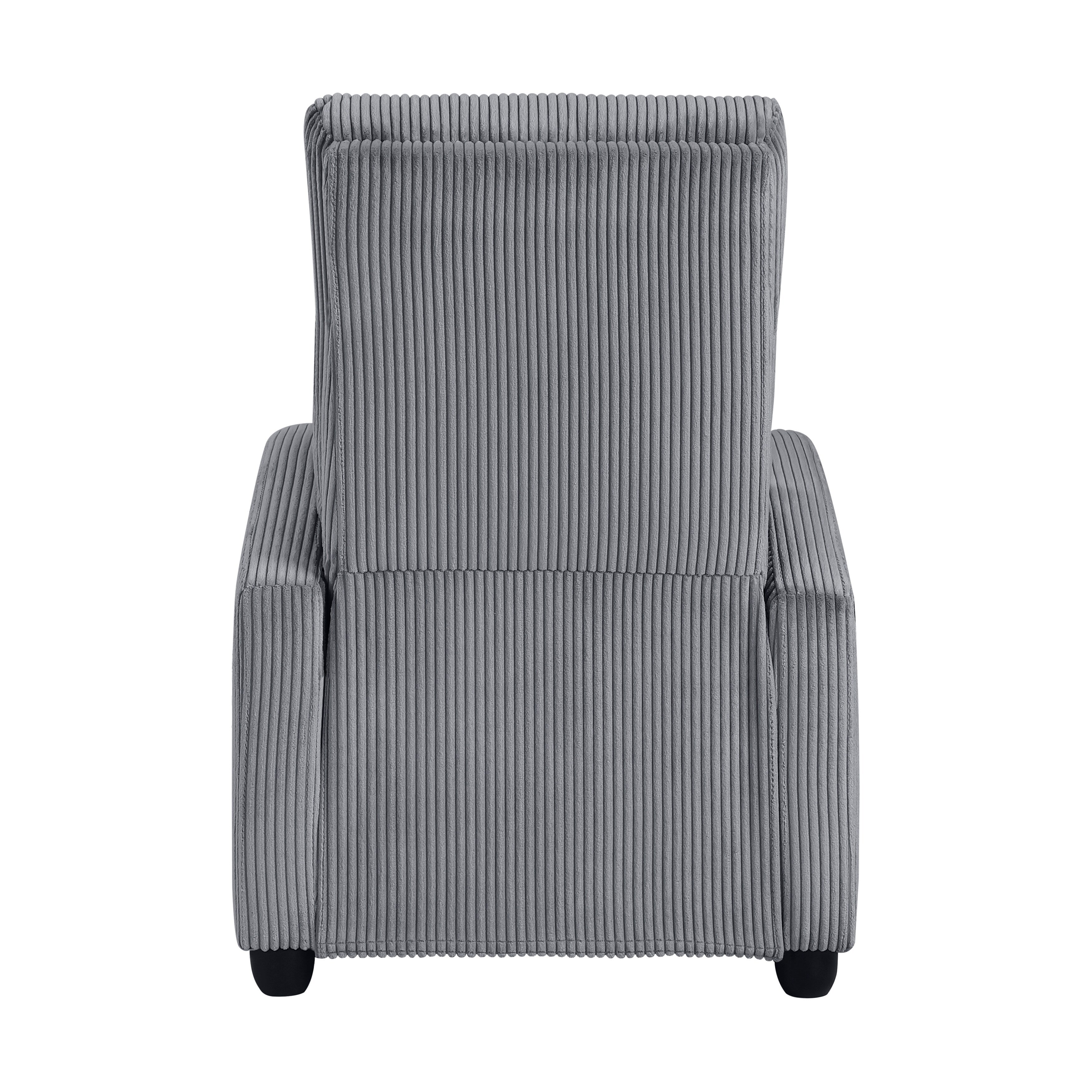Fauteuil inclinable Covelo en velours côtelé