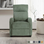 Fauteuil inclinable Covelo en velours côtelé