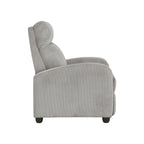 Fauteuil inclinable Covelo en velours côtelé