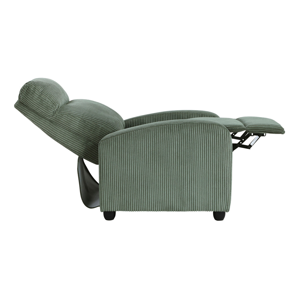 Fauteuil inclinable Covelo en velours côtelé