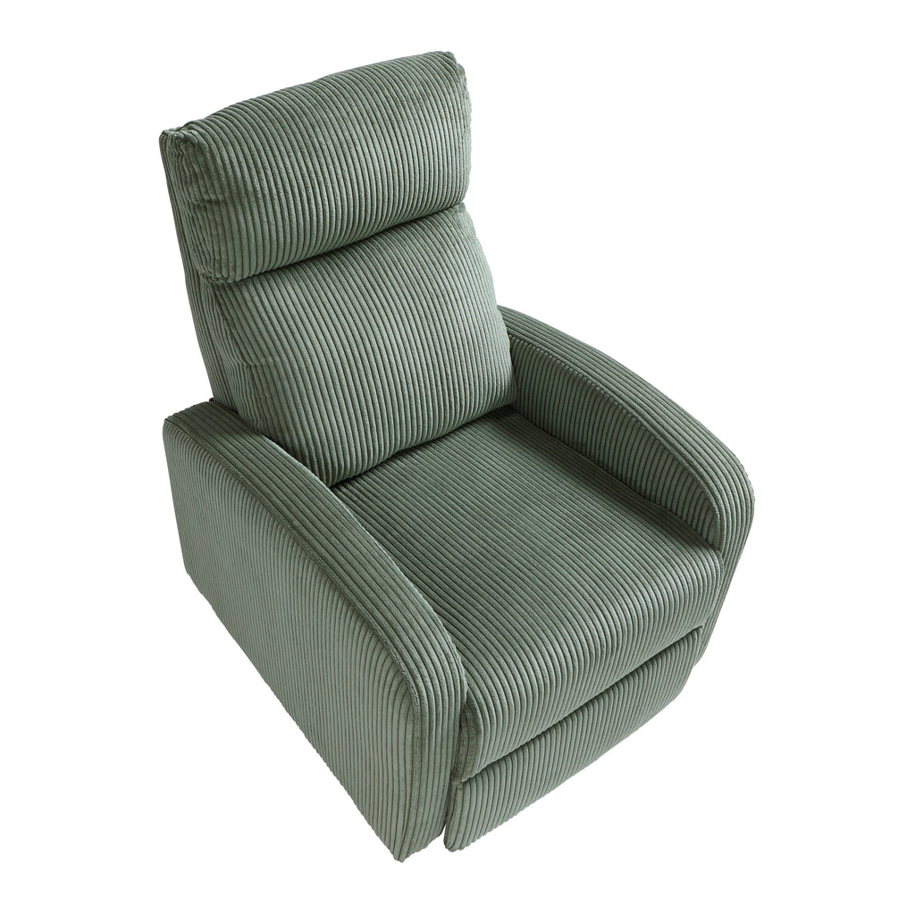 Fauteuil inclinable Covelo en velours côtelé